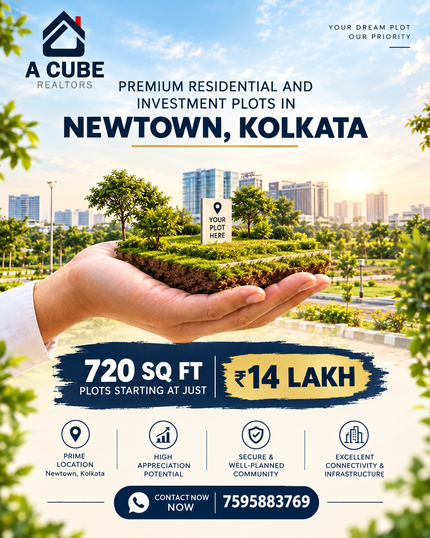 720 sq ft plots